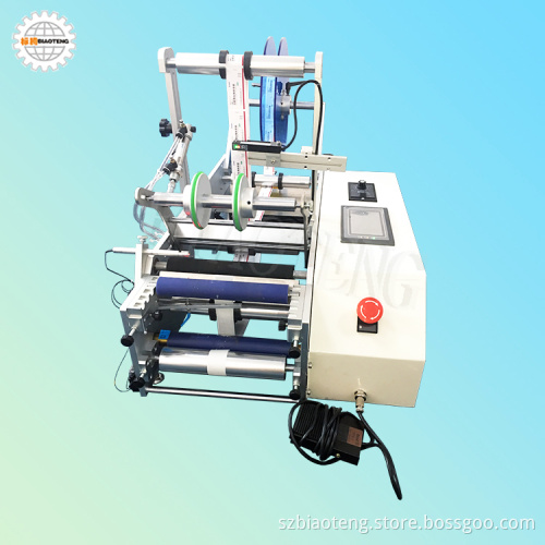 Semi-automatic round bottle labeling machine , China Bottle Labeling Machine
